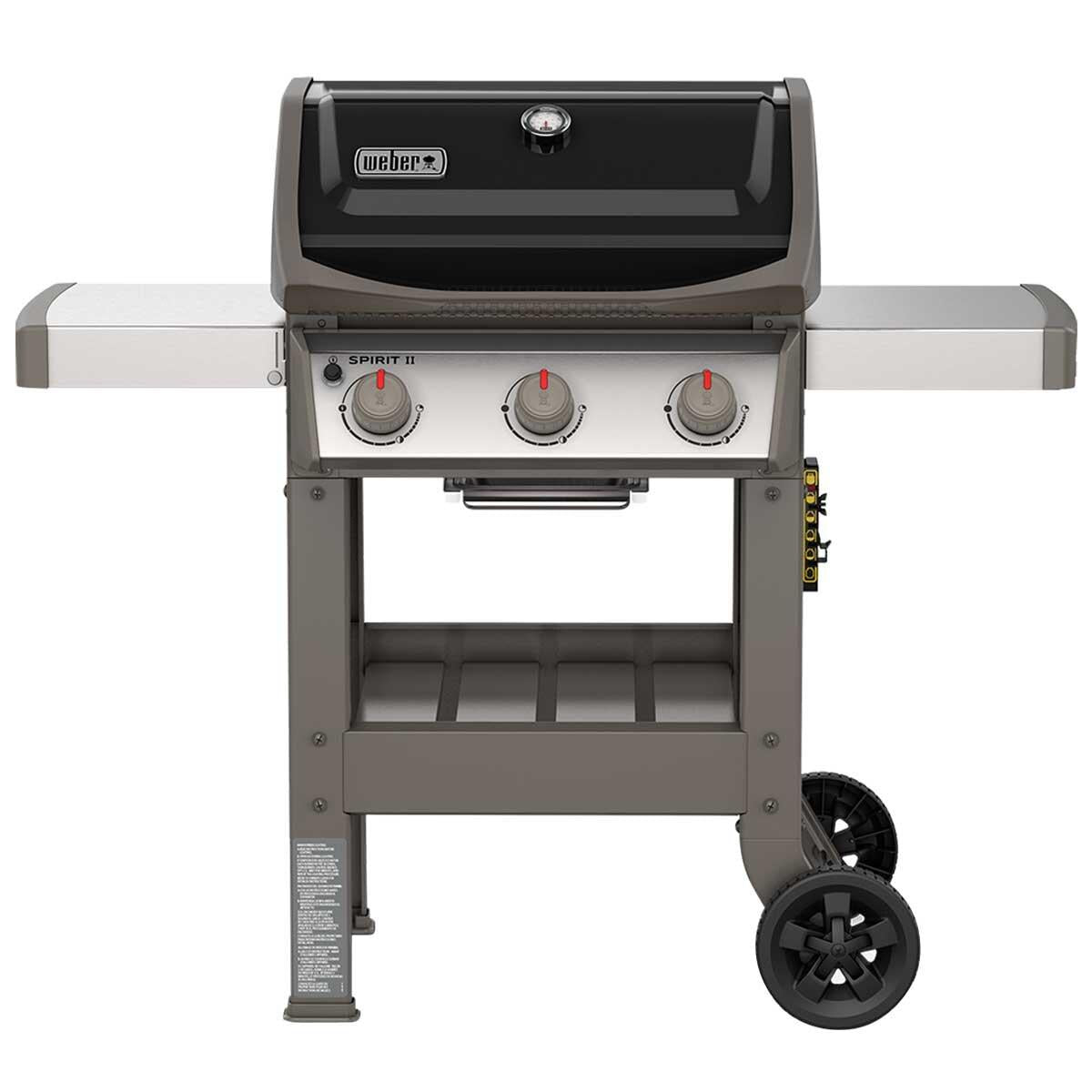 Weber Spirit II E-310 Gas Barbecue With Cover Black