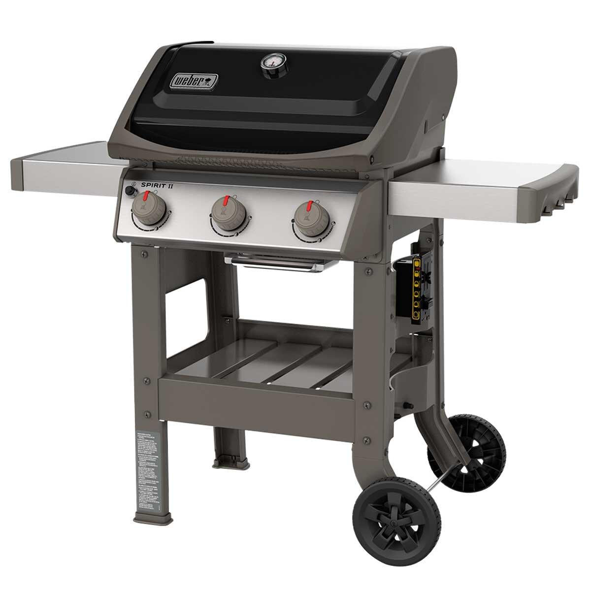 Weber Spirit II E-310 Gas Barbecue With Cover Black