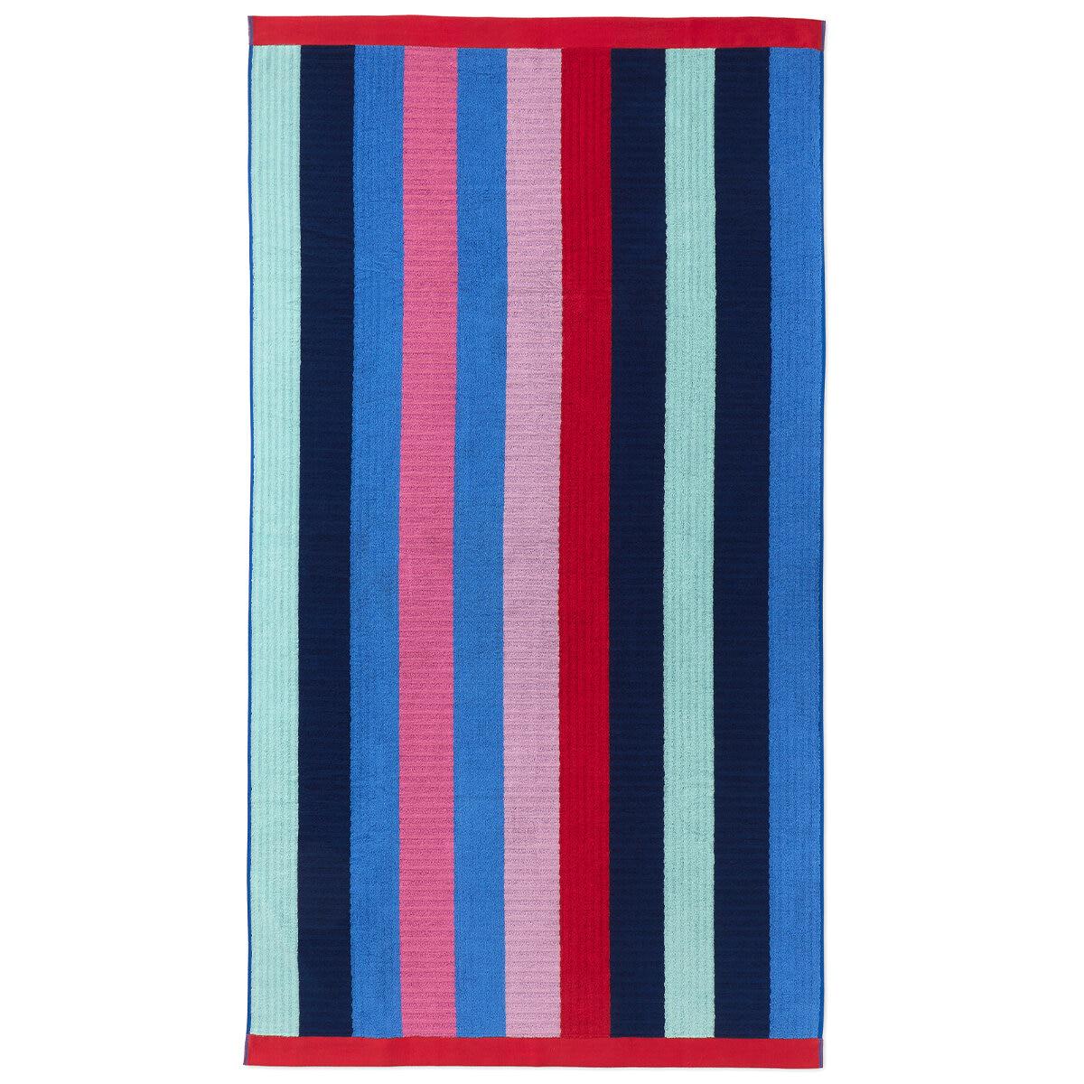 Welspun Oversized Beach Towel 102 x 183cm Blue Stripe