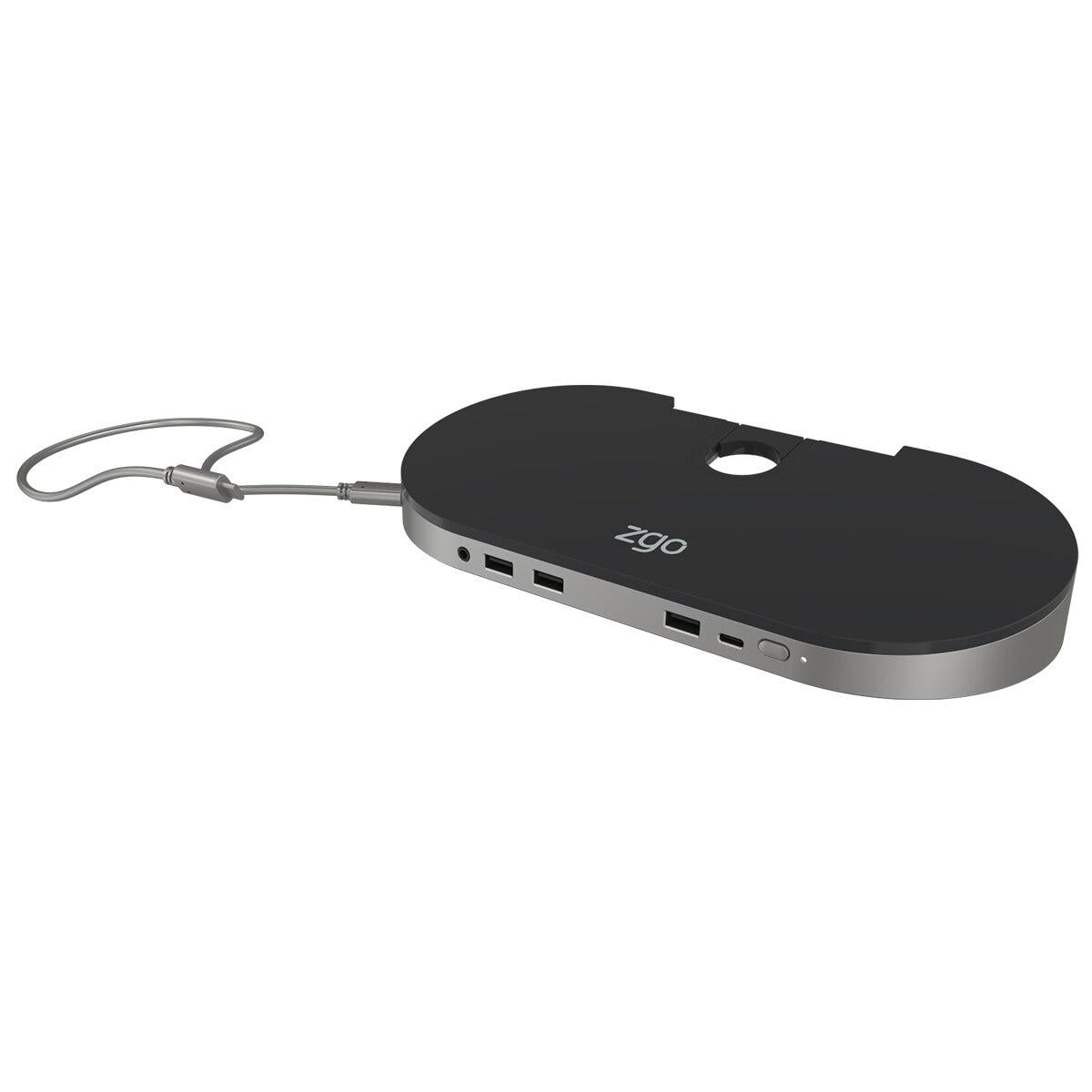 ZGO ZDOCK Dual Video USB Docking Station Black ZGO-ZDOCK-B