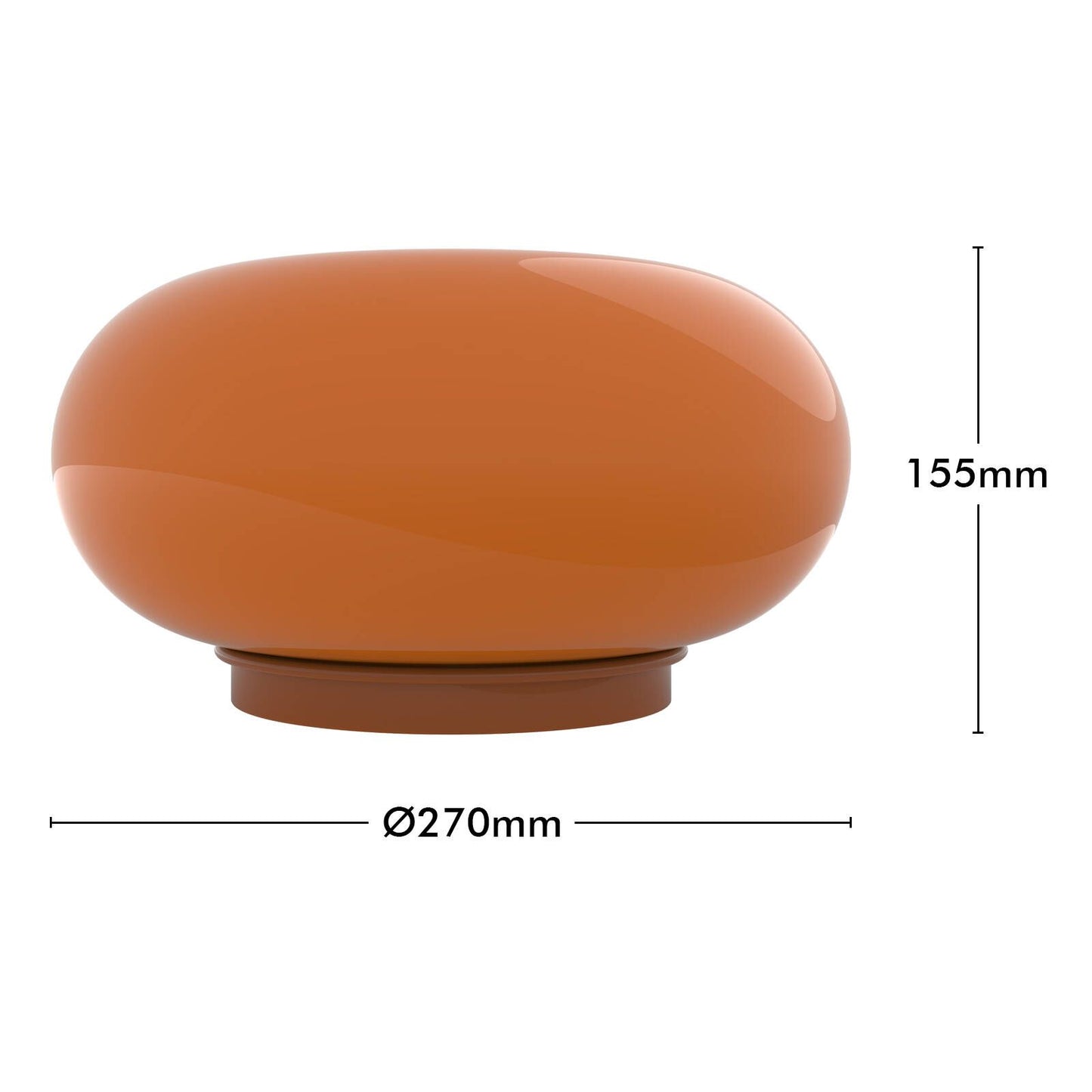 Verve Design Elton Table Wall Light - Orange - 270mm