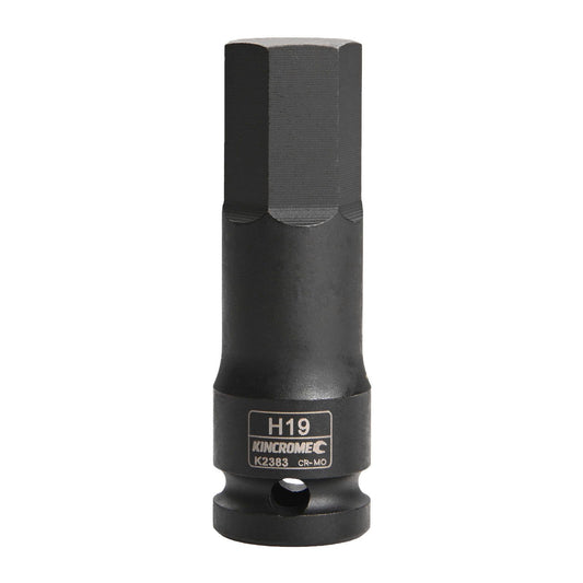 Kincrome 19mm 1/2" Drive Hex Impact Socket