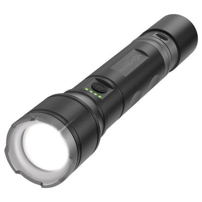 Ironhorse Premium Hybrid Dual Power Torch Flashlight - 1100lm