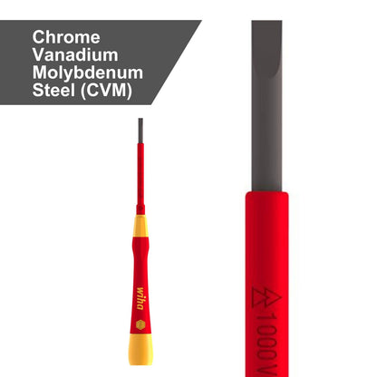 Wiha Precision Screwdriver - 3.0 x 65mm - VDE