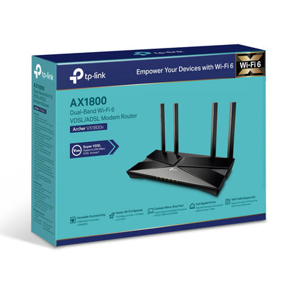 TP-Link AX1800 Dual Band Wi-Fi 6 VDSL ADSL Modem Router