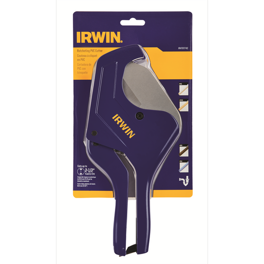 Irwin Ratcheting PVC Cutter - Cut Upto 2-1/2 Plastic Tube