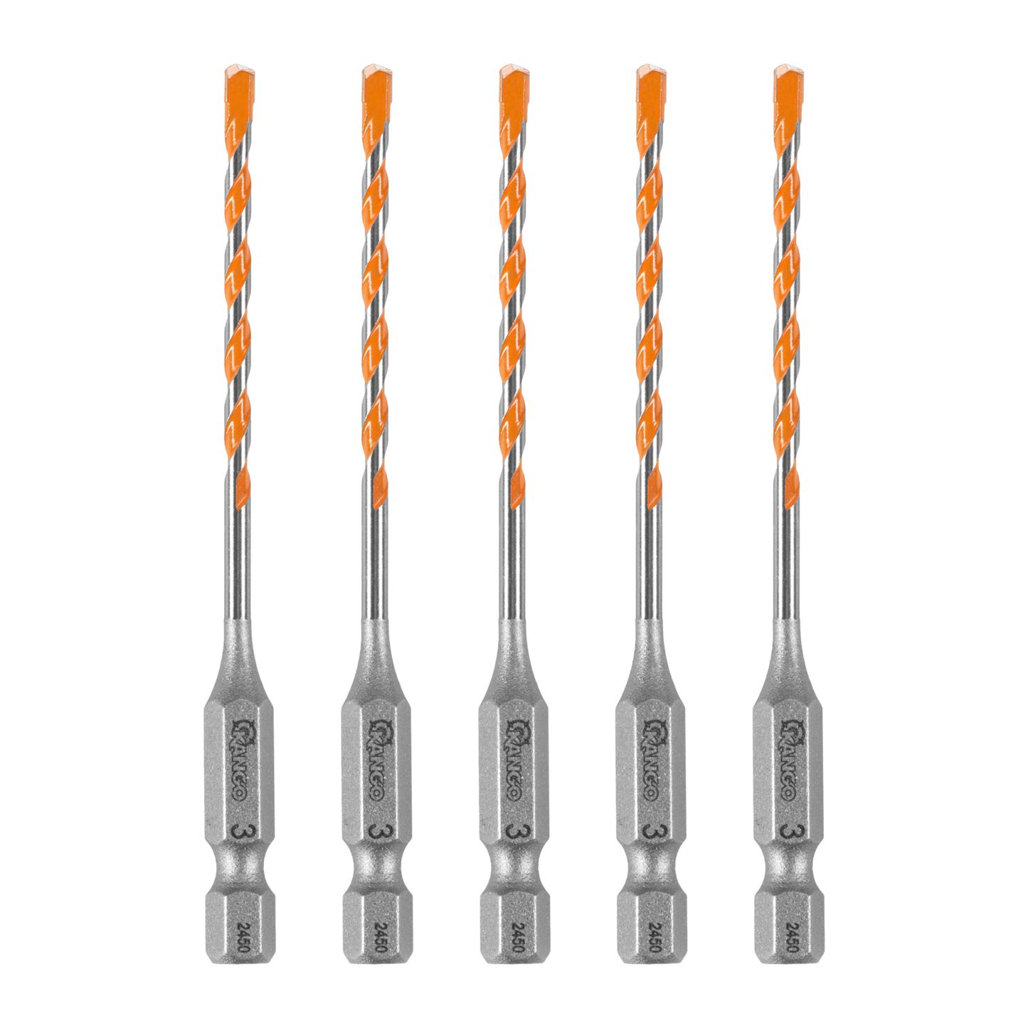 Kango Masonry Drill Bit - 3mm x 90mm - 5 Pack