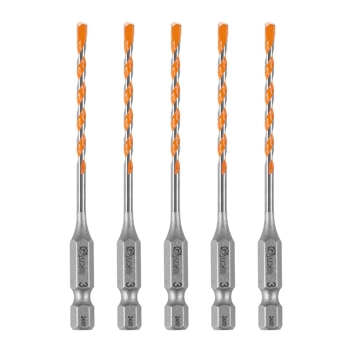Kango Masonry Drill Bit 3mm x 90mm 5 Pack