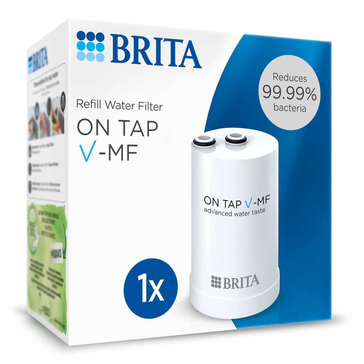 Brita Water Filter on Tap Pro V Mf Refill - 62 x 93 x 62mm