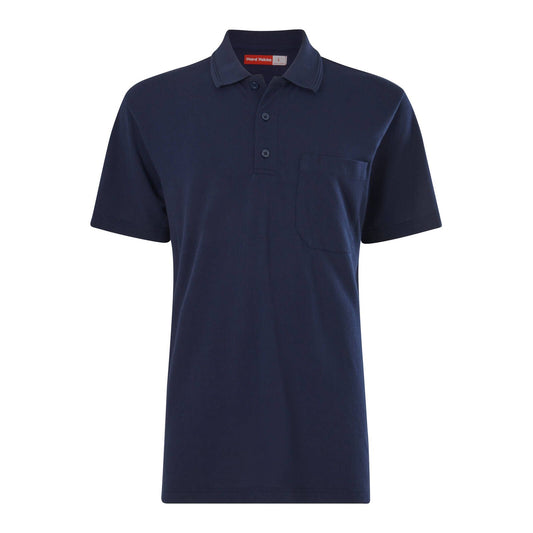 Hard Yakka Men's Short Sleeve Polo - M - Navy