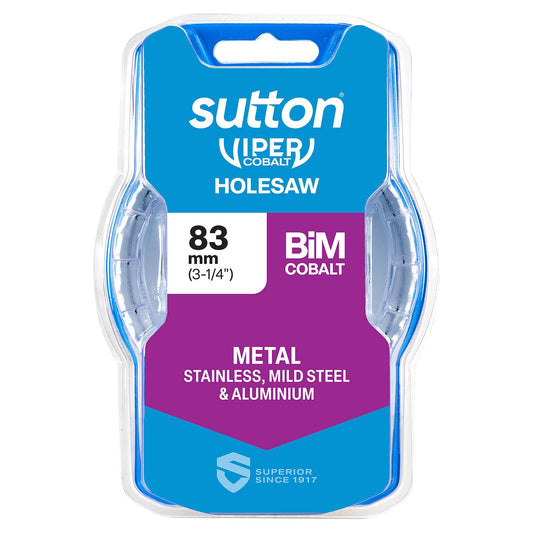 Sutton Tools Viper Cobalt Bi Metal Holesaw - 83mm