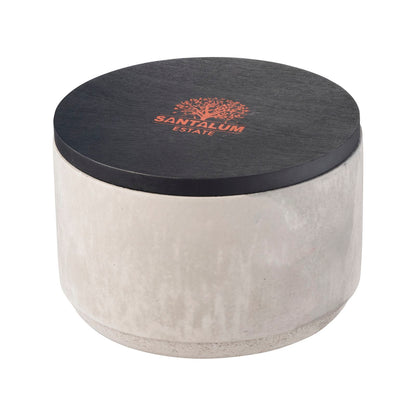 Santalum Estate Sandalwood Citronella Candle - Cement Grey