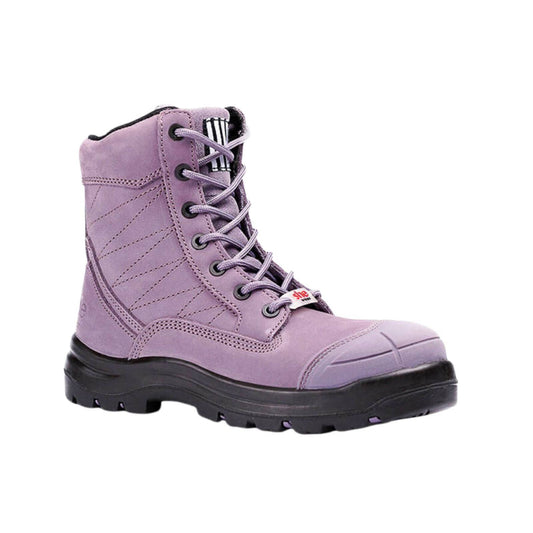 Shewear Achieves Purple Women's Safety Workboots - Size AU 9 / EU 40