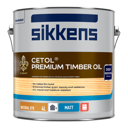 Sikkens Cetol Premium Timber Oil Natural - 4L