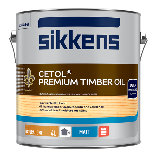 Sikkens Cetol Premium Timber Oil Natural - 4L