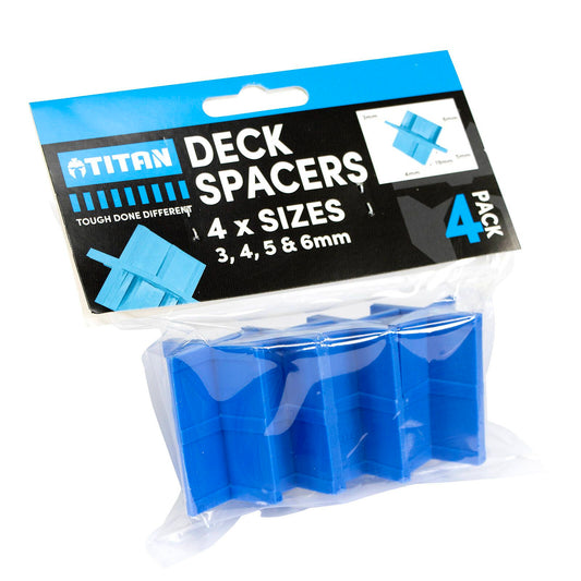 Titan Deck Spacers - 4 Sizes - 4 Pack