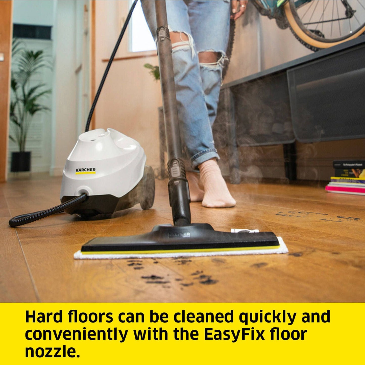 Kärcher SC3 White Steam Cleaner - Hard Floor Kit