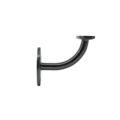 Carinya Black Nickel Handrail Bracket - 70 x 90 x 95mm