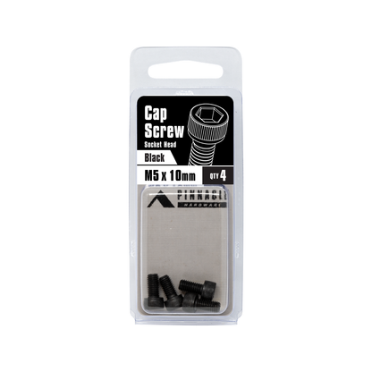 Pinnacle Black Oxide Socket Head Cap Screw - M5 x 10mm - 4 Pack