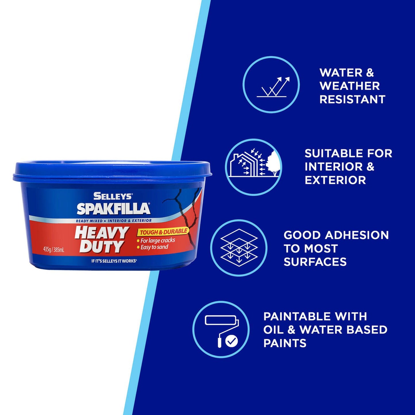Selleys Spakfilla - 435g - Grey