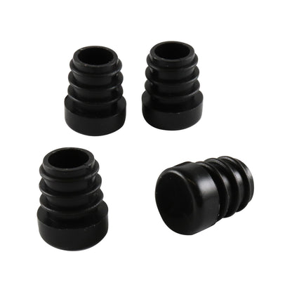 Surface Gard Black Round Plastic Internal Chair Tip - 13mm - 4 Pack
