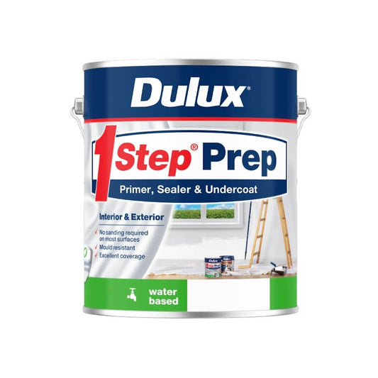 Dulux 1Step Prep Primer Sealer Undercoat 4L Mould Resistant Excellent Coverage