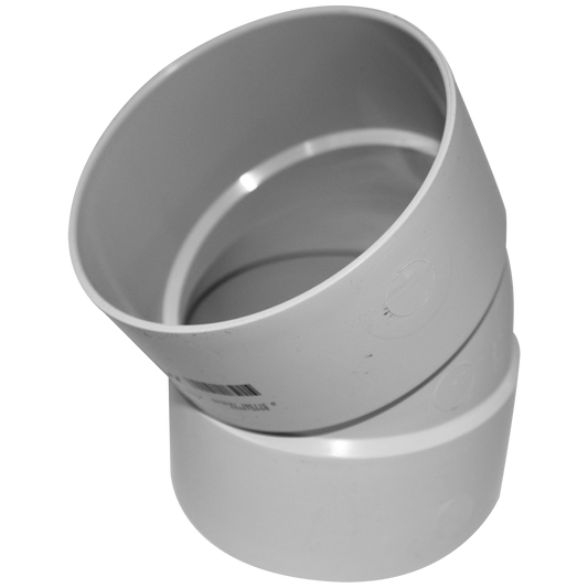 Holman 50mm PVC DWV Plain Bend - 45 Degree