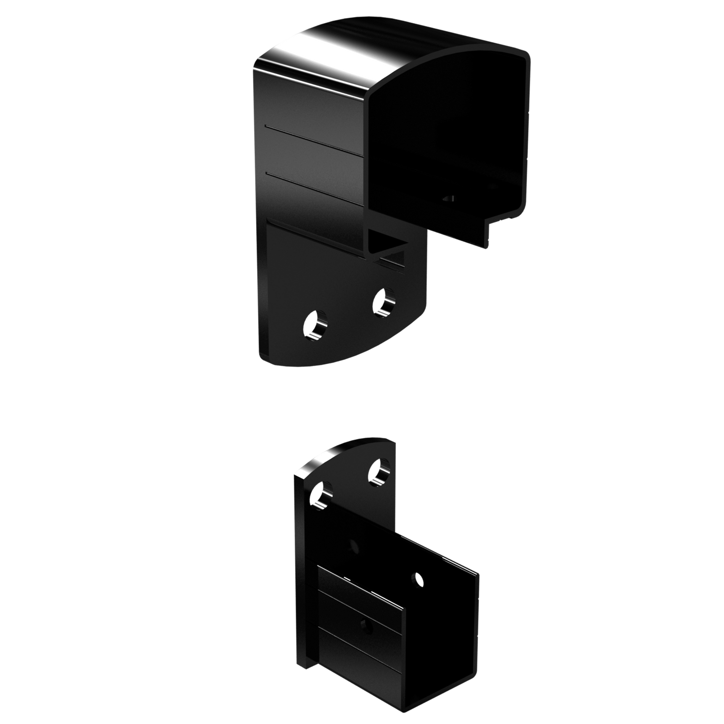 Peak Aluminium Balustrade - 64mm - Black
