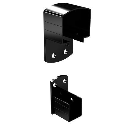 Peak Aluminium Balustrade - 64mm - Black