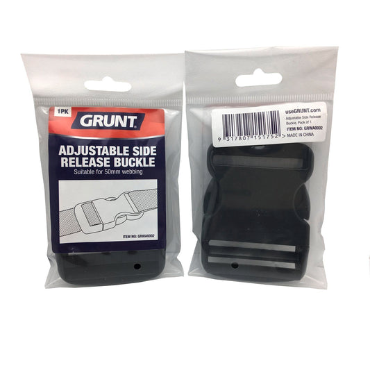 Grunt Adjustable Release Buckle - 50mm