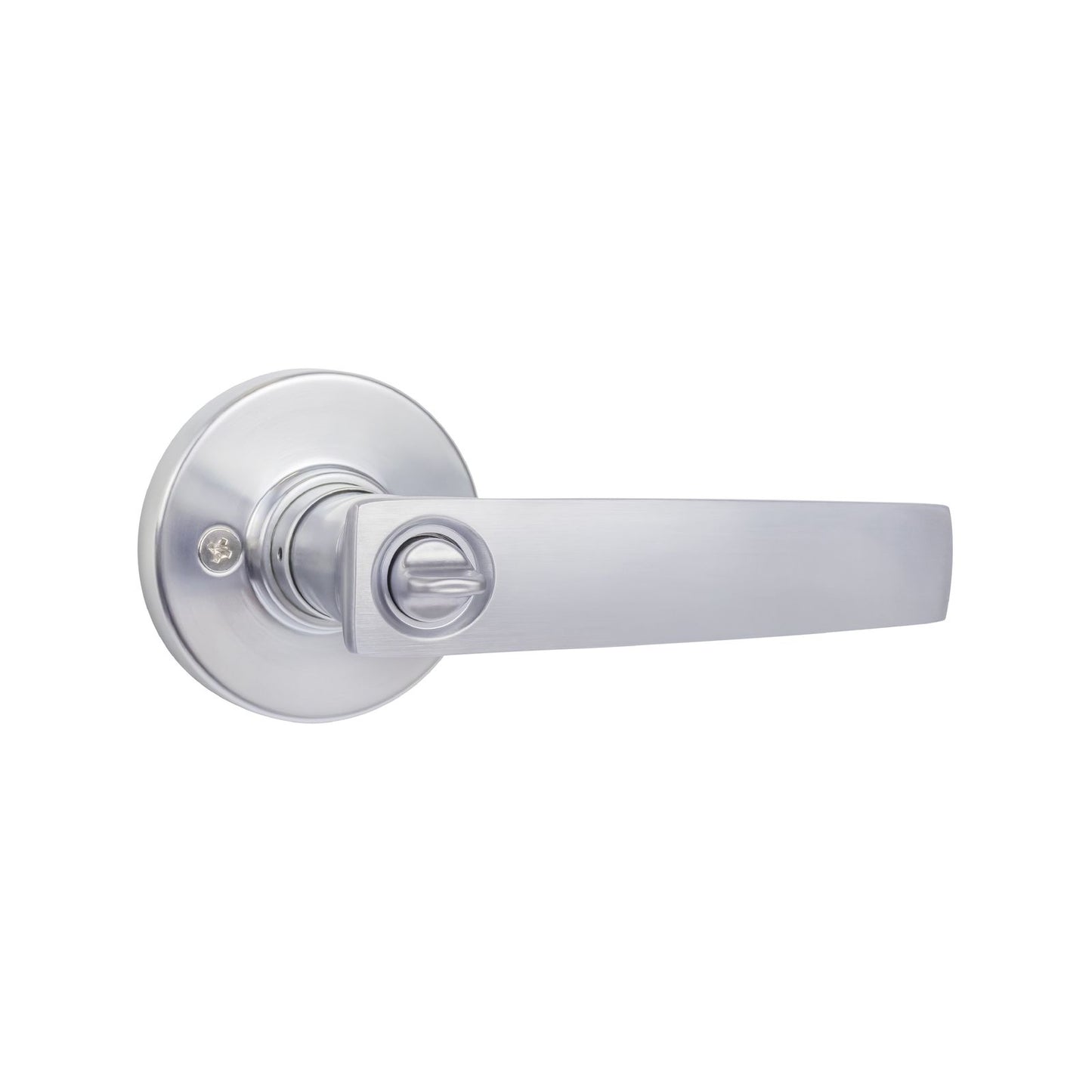 Gainsborough Neue Aurora Entrance Lever Set - Brushed Satin Chrome - 145 x 67mm