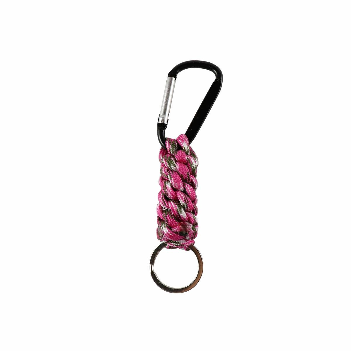 Key Essentials Key Ring Carabiner - 120mm - Steel - With Paracord