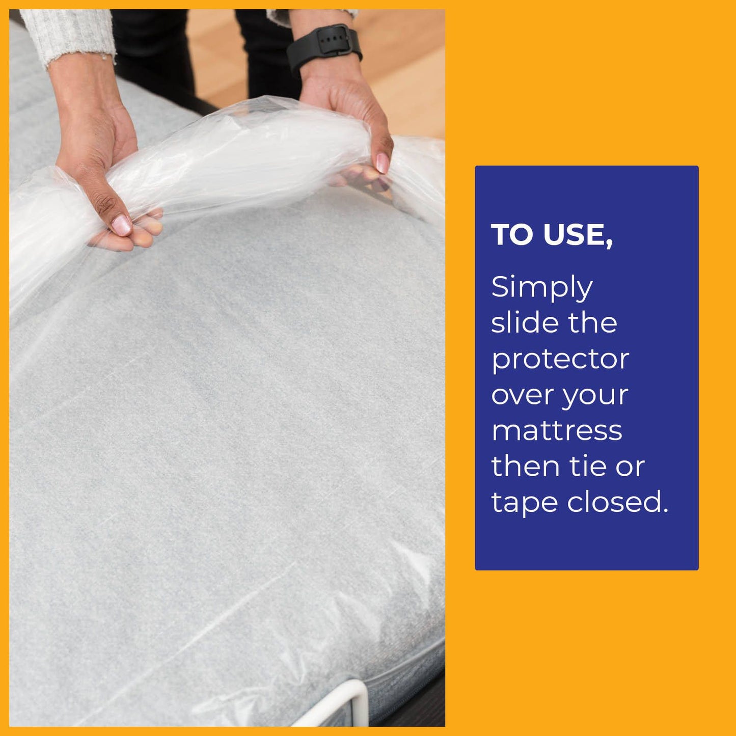 Packz Single Mattress Cover - 2250 x 1200 x 250mm