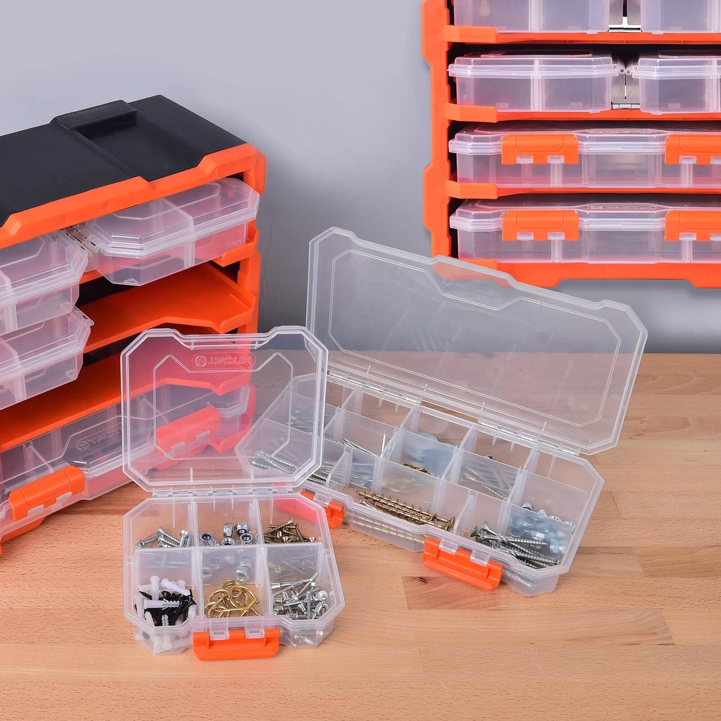 Tactix Storage Box - 6 Compartment - Small
