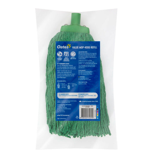 Oates Value Mop 400g Refill Green