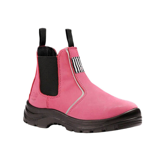 Shewear Inspires Pink Women's Safety Workboots - Size 7