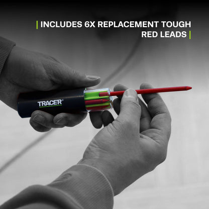Tracer Pro 5 Replacement Leads - 5.2mm - 6 Pack - Red