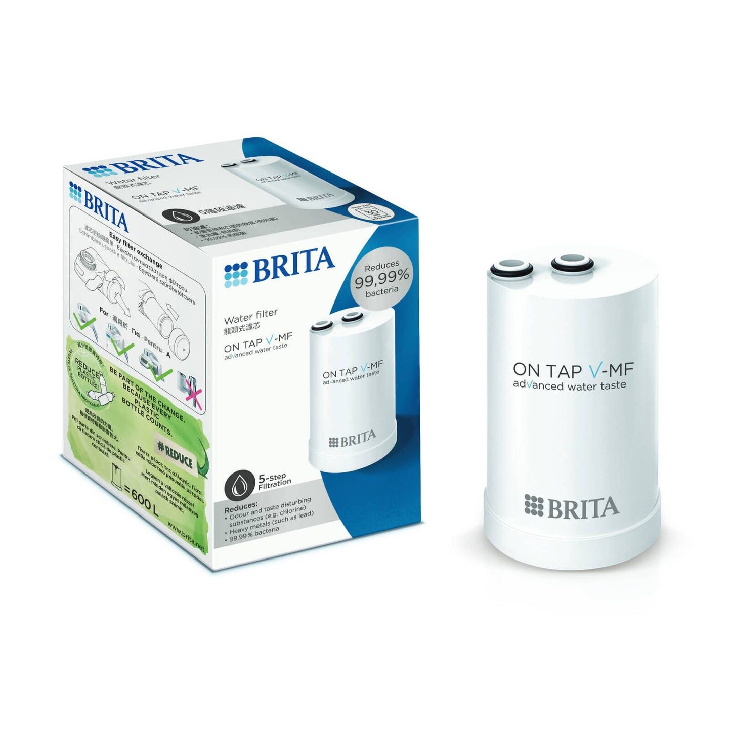 Brita Water Filter on Tap Pro V Mf Refill - 62 x 93 x 62mm