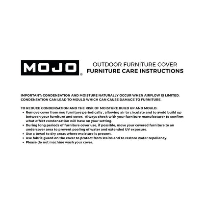 Mojo Medium Rectangle Table & Chairs Cover - 2500 x 750 x 1500mm