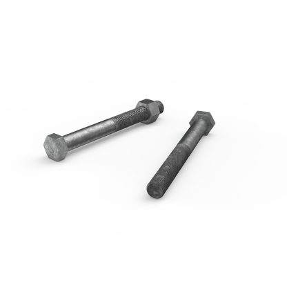 Zenith Hex Head Bolt - M16 x 150mm - Hot Dip Galvanised - 12 Pack
