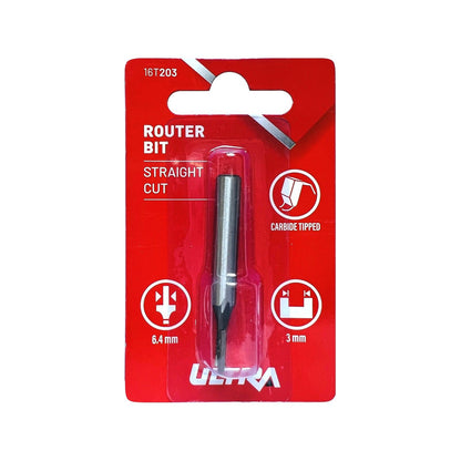 Ultra Router Bit - Straight - 3mm