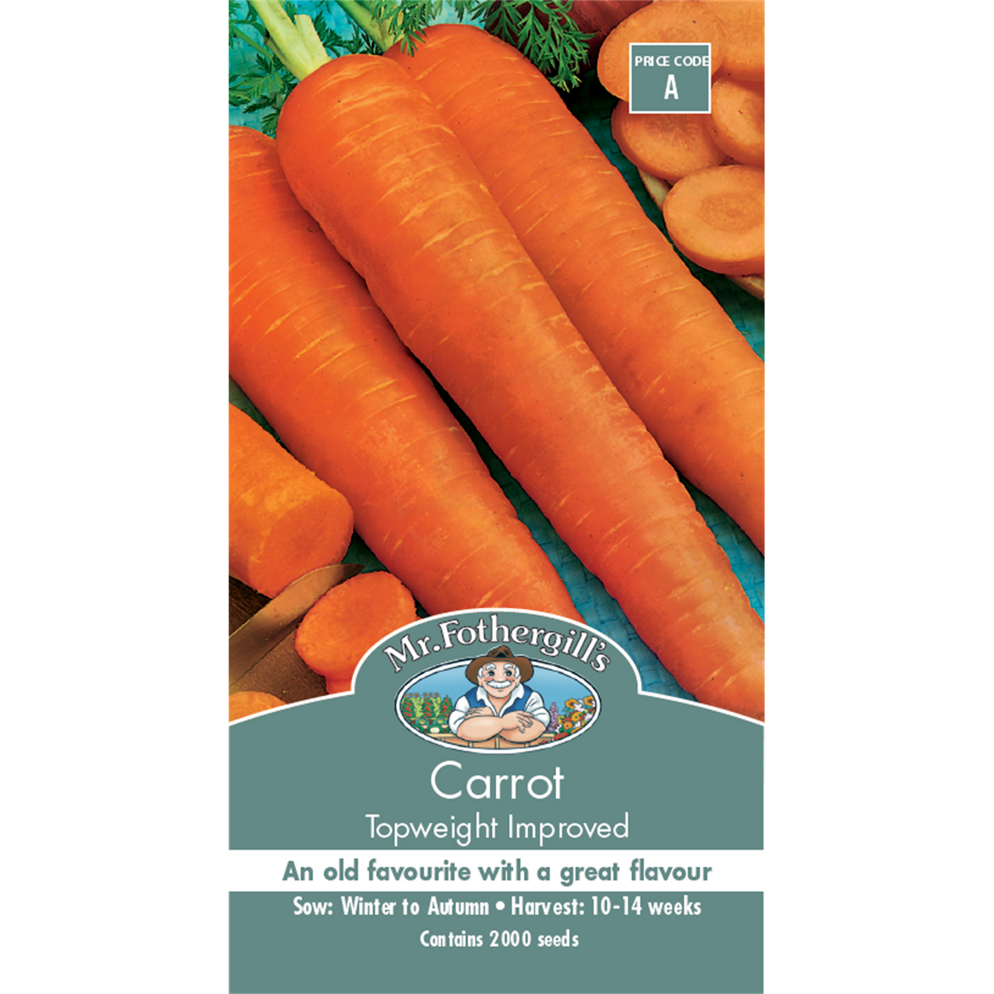 Mr Fothergill's Carrot Seeds - Topweight Improved