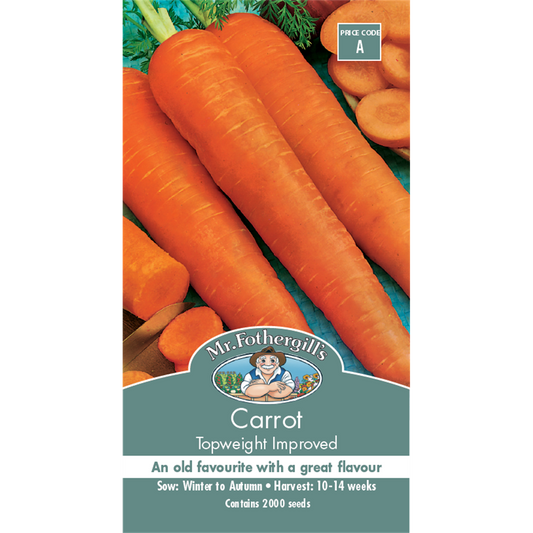 Mr Fothergill's Carrot Seeds - Topweight Improved