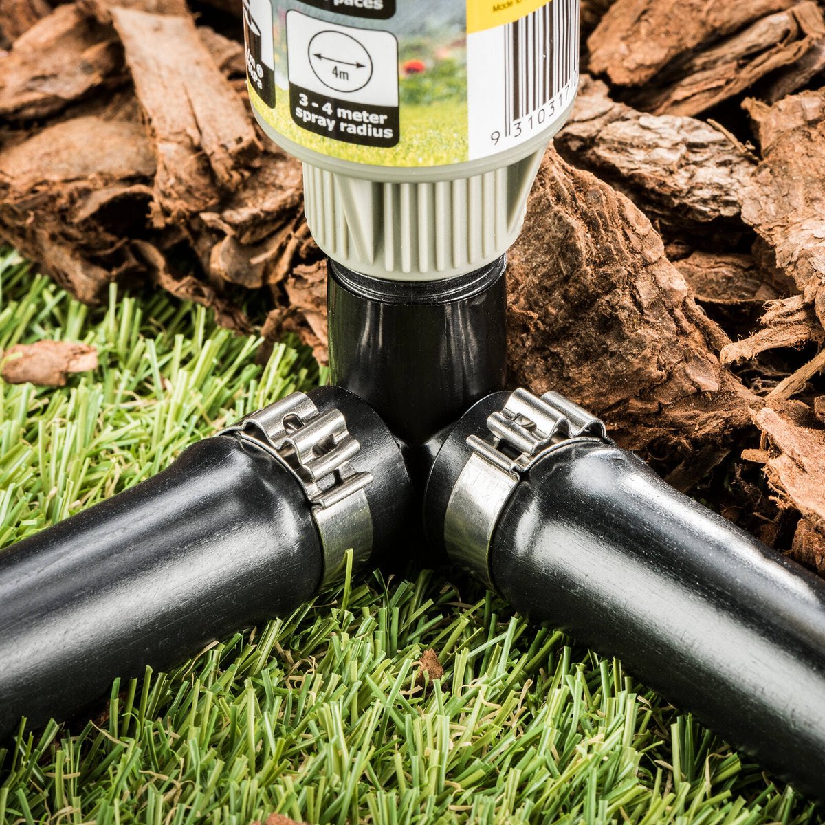 Toro Barbed Threaded Elbow - 19mm x 15mm - Polypropylene - UV Stabilised