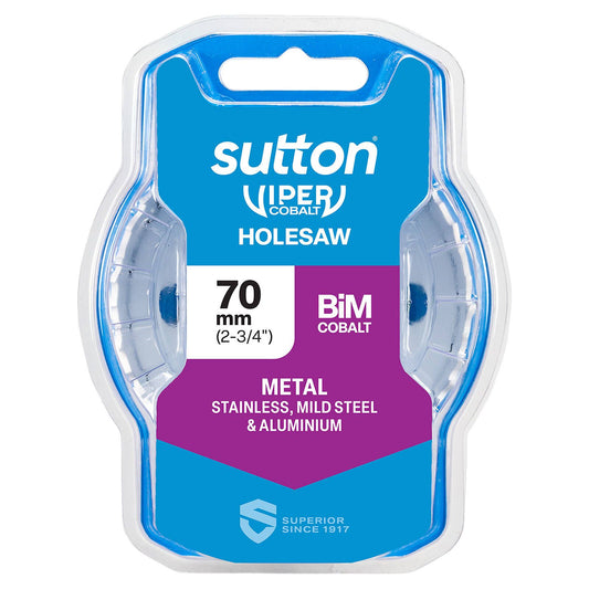 Sutton Tools Viper Cobalt Bi Metal Holesaw - 70mm