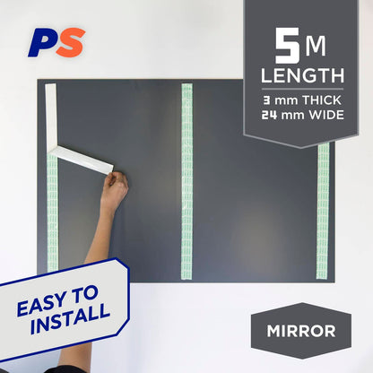 Permastik Mirror Mounting Tape - 5m x 24mm