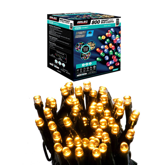 Arlec Smart 800 LED Bud Lights - 39.9m