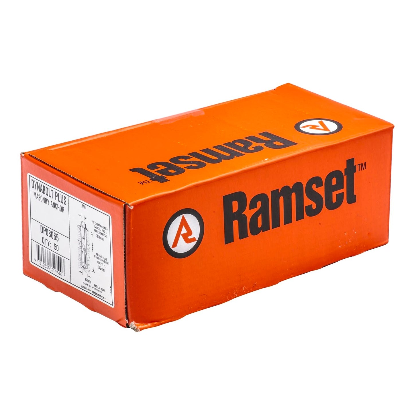Ramset DynaBolt Plus - 8 x 66mm - 50 Pack