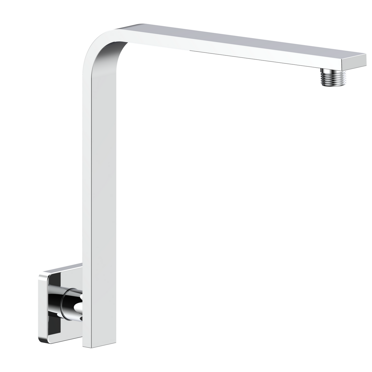 Mondella Chrome Rococo Curved Shower Arm - 158 x 245 x 300mm
