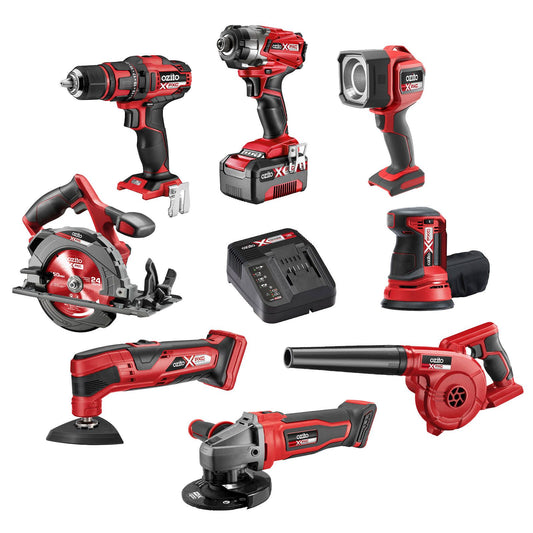 Ozito PXC 18V 8 Piece Tool Kit P8K-400